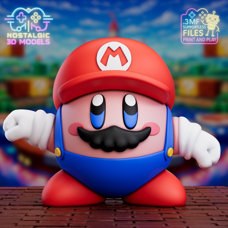 怀旧之作—— Kirby超级 Smash 3D打印模型|Nostalgic – Kirby Super Smash – 3D Print Model