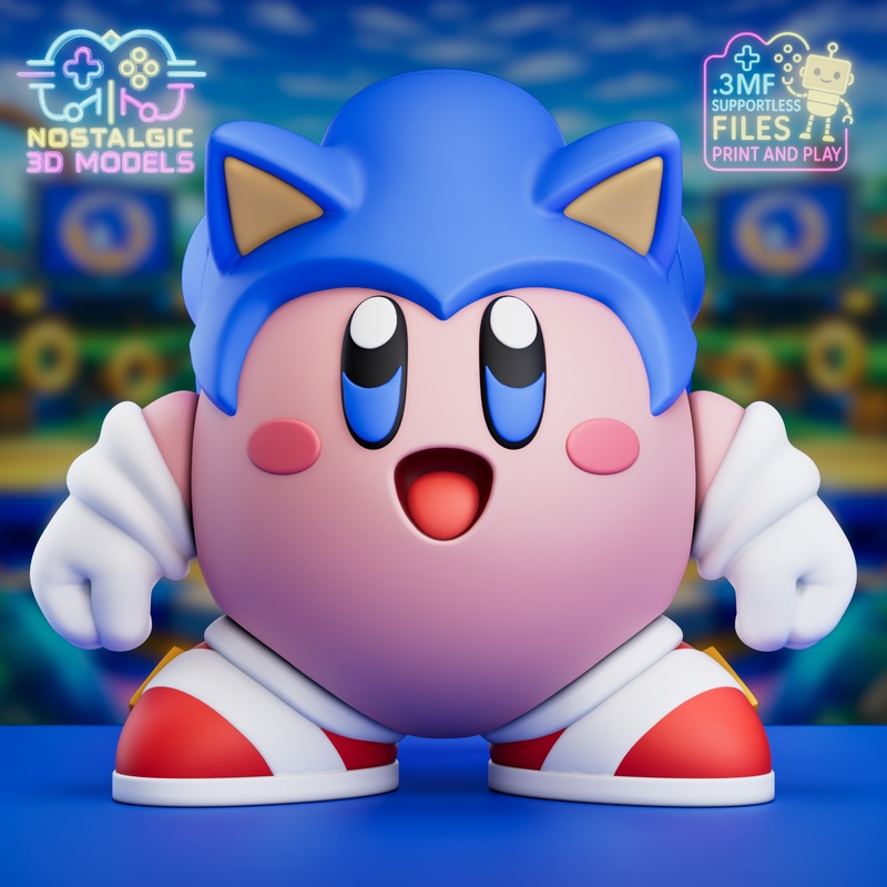 怀旧之作—— Kirby超级 Smash 3D打印模型|Nostalgic – Kirby Super Smash – 3D Print Model