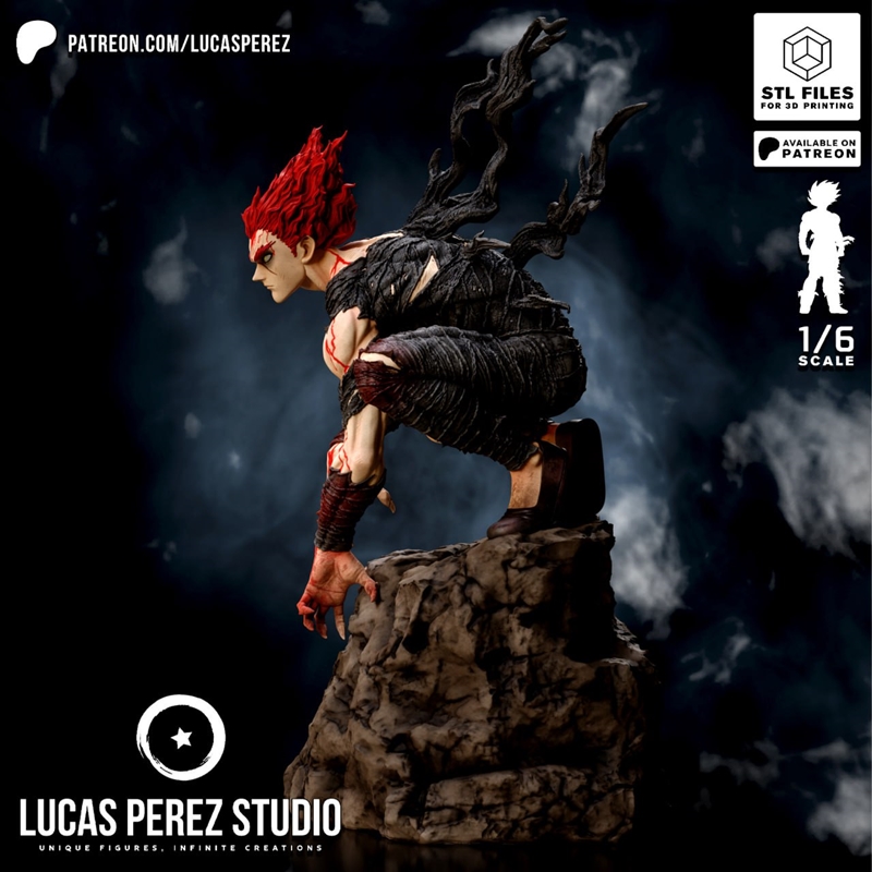 卢卡斯·佩雷斯 - 加鲁 - 3D打印模型|Lucas Perez – Garou – 3D Print Model STL