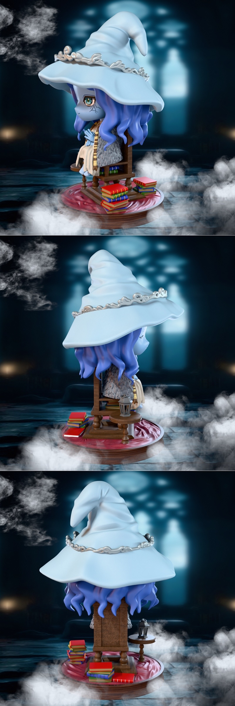 elden环印·拉尼·3D打印模型|Chibi Land Figures – Elden Ring – Ranni – Chibi – 3D Print Model STL