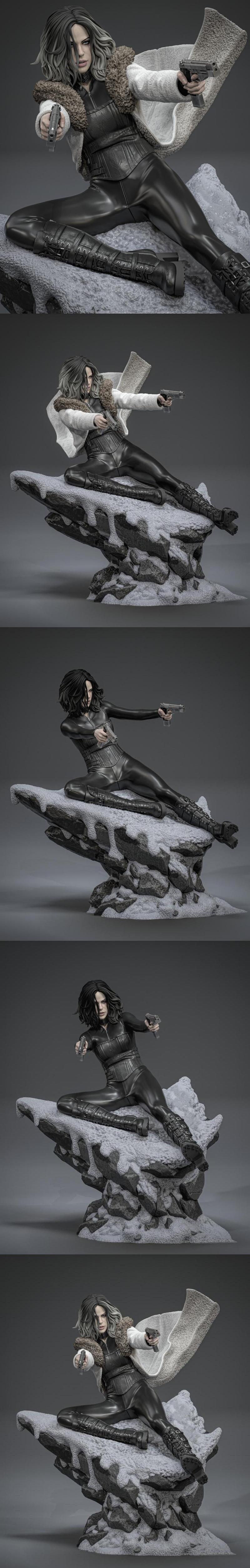 CA 3D Studios - Selene - 女性角色3D打印模型|CA 3D Studios – Selene – 3D Print Model STL