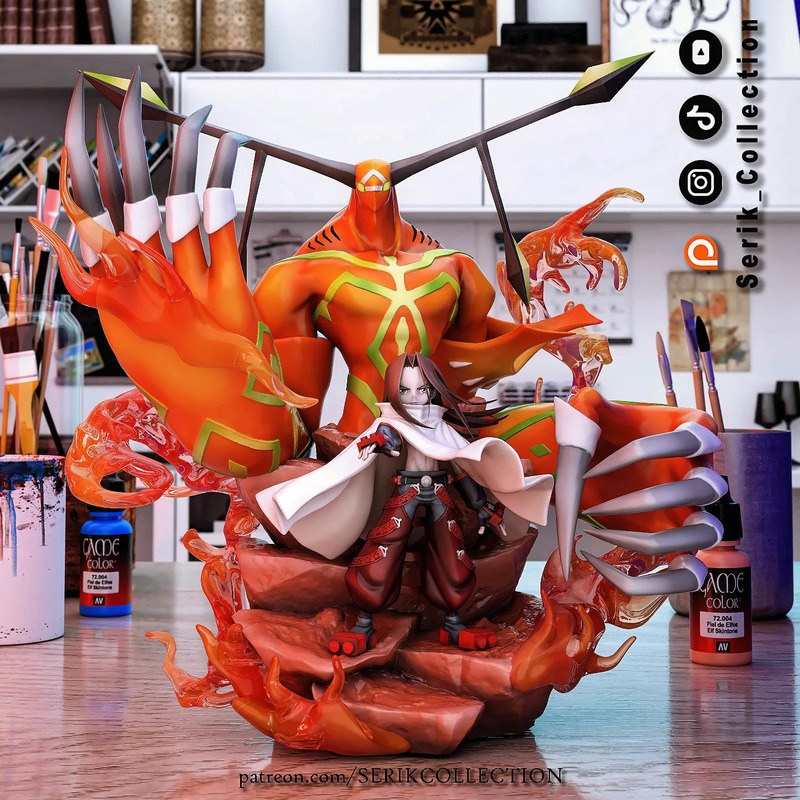 赛里克收藏 - 阿豪·阿萨库拉 - 仁王传 3D打印模型|Serik Collection – Hao Asakura – Shaman King – 3D Print Model