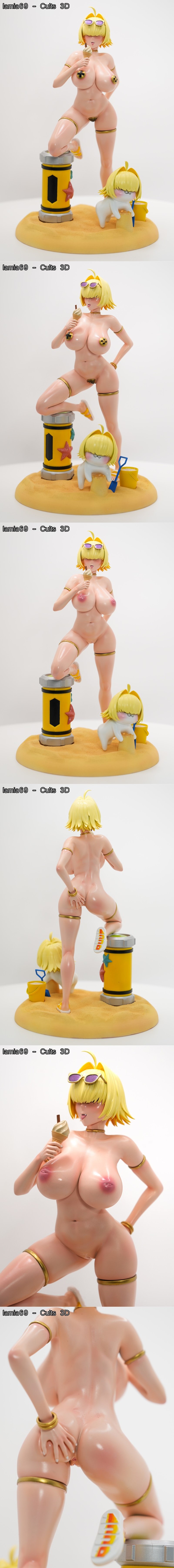 Elegg比基尼模型 - 胜利女神 - 尼克凯 3D打印雕塑|Elegg Swimsuit (Bikini) – Goddess of Victory – Nikke – 3D Print Model STL