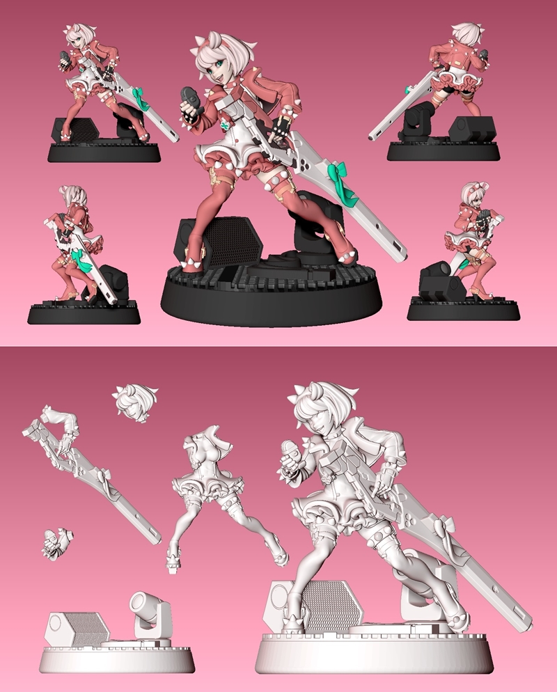 死亡情人节 3D打印模型|Death Valentine – 3D Print Model STL