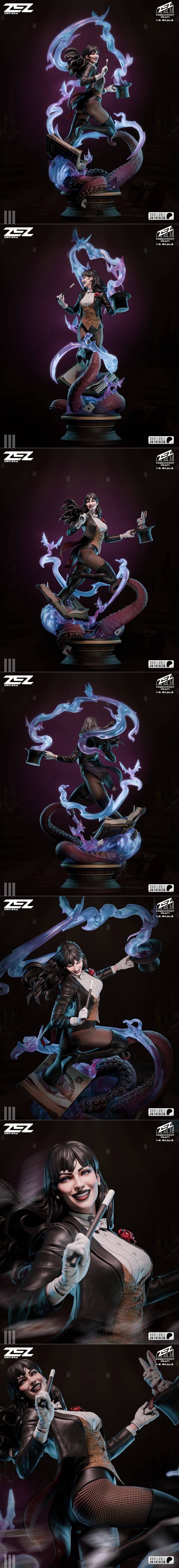 ZEZ工作室-Zatana三维打印模型|ZEZ Studio – Zatana – 3D Print Model STL