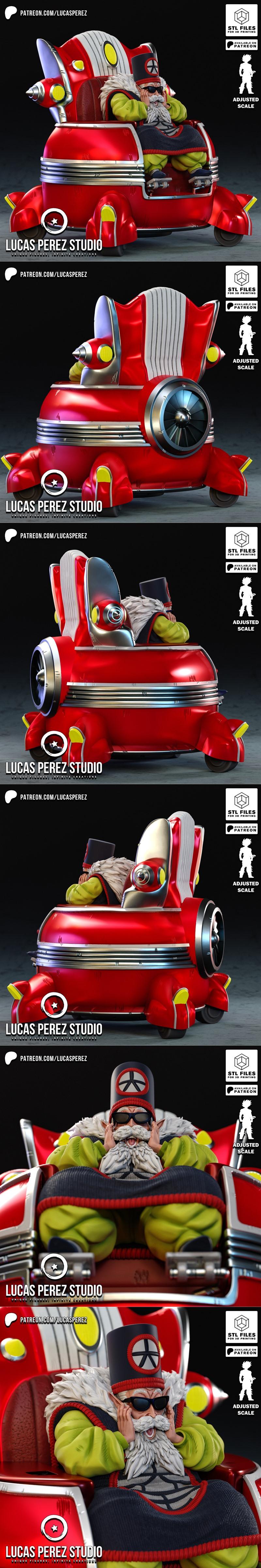 达卡奥 throne版 3D打印模型|Lucas Perez – Dai Kaio – Throne Edition – 3D Print Model STL