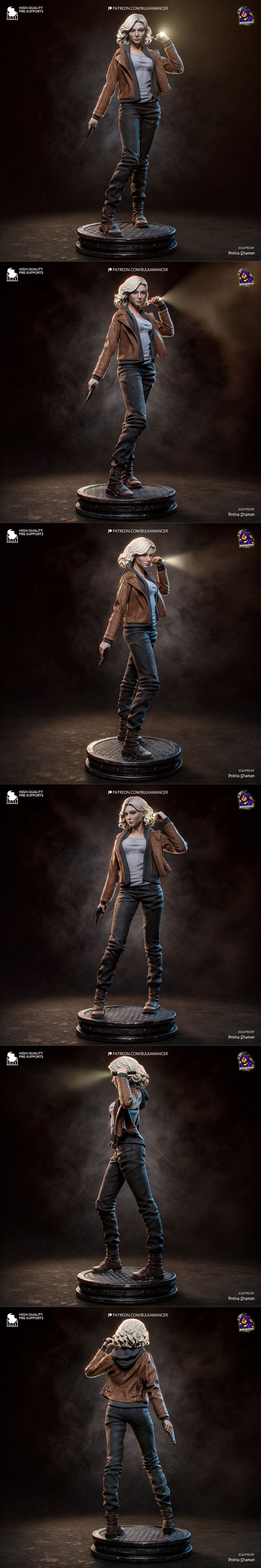 Bulkamancer雕塑作品——格蕾丝·阿什克罗夫特 3D打印模型|Bulkamancer Sculpts – Grace Ashcroft – 3D Print Model STL