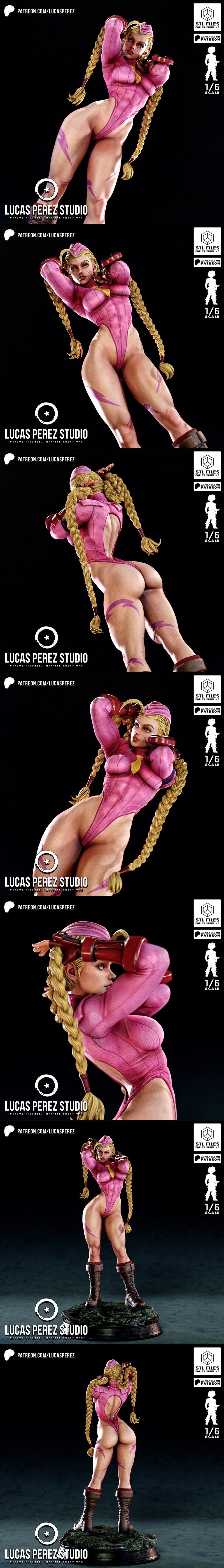 卢卡斯·佩雷斯 - 柯莉 - 《街头霸王》3D打印模型|Lucas Perez – Cammy – Street Fighter – 3D Print Model STL