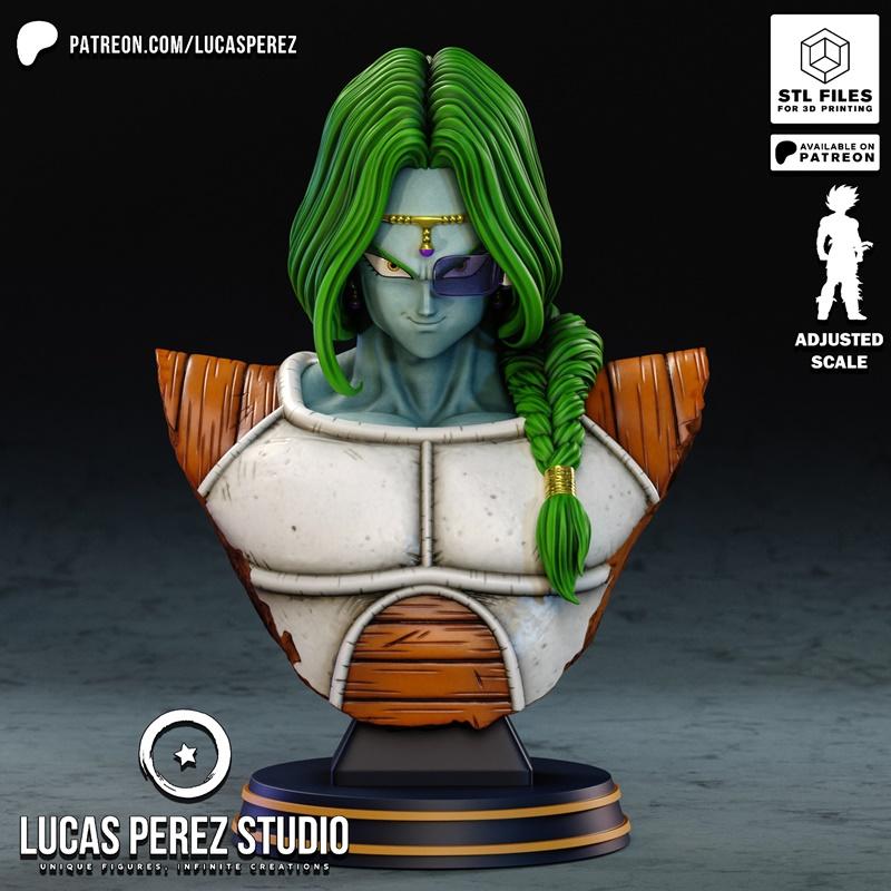 卢卡斯·佩雷斯 - 全面战士Zarbon - 弗里扎军团 3D打印模型|Lucas Perez – Zarbon Bust – Frieza Force – 3D Print Model STL
