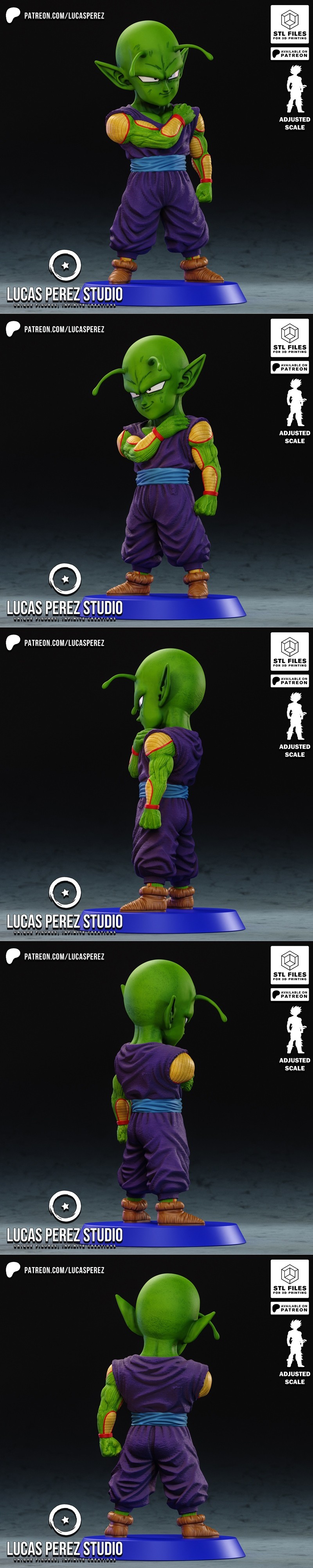 Lucas Perez - 比科洛契比 - 3D打印模型|Lucas Perez – Picollo Chibi – 3D Print Model STL