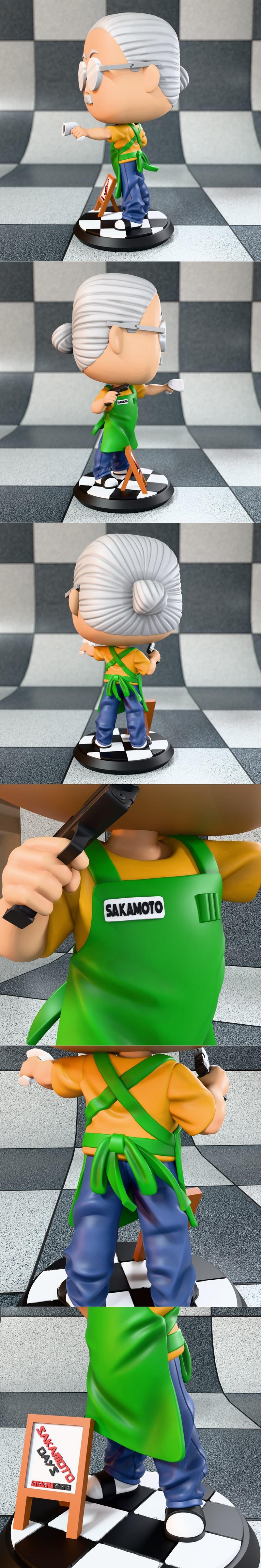 萨卡慕3D打印模型|Chibi Land Figures – Sakamoto – Funko – 3D Print Model STL