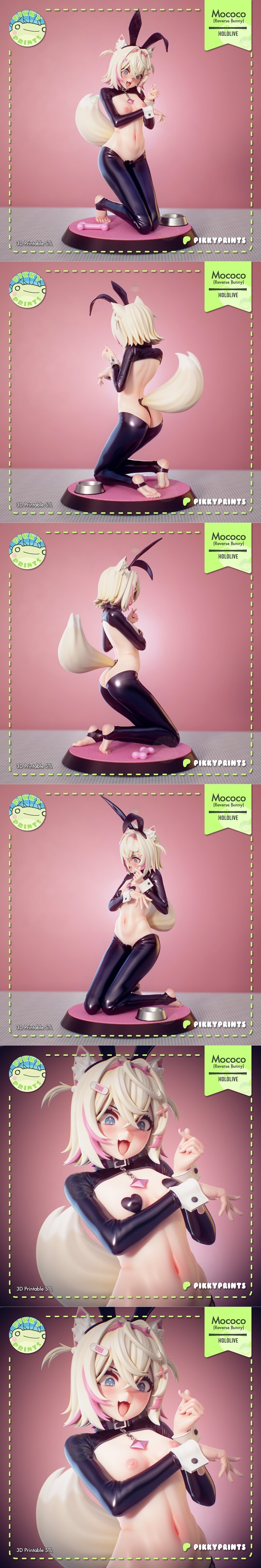 Pikky Prints - 亚比斯加德 - Mococo 3D打印模型|Pikky Prints – Hololive – Mococo Abyssgard – 3D Print Model STL