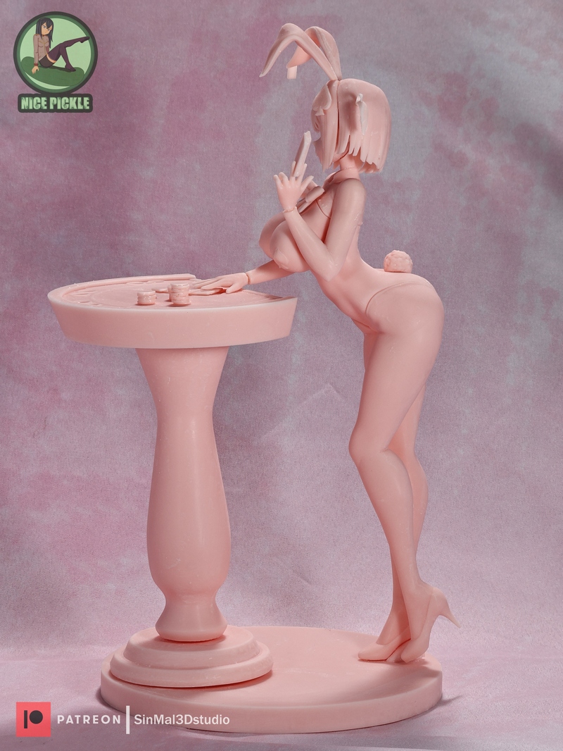 NIKKE无幸兔子 3D打印模型|Sin3Dstudio – NIKKE Rougue Unlucky Rabbit – 3D Print Model