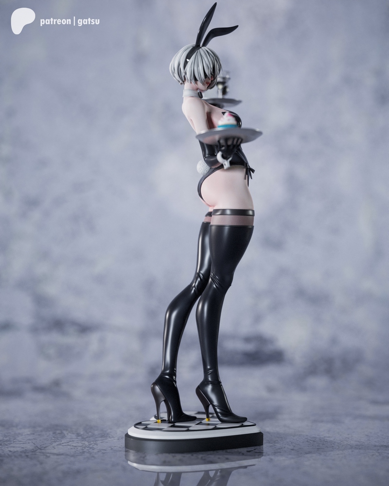 Gatsu Studios《尼尔：自动人形》2B 3D打印模型|Gatsu Studios – 2B – Nier Automata Fan Art – 3D Print Model
