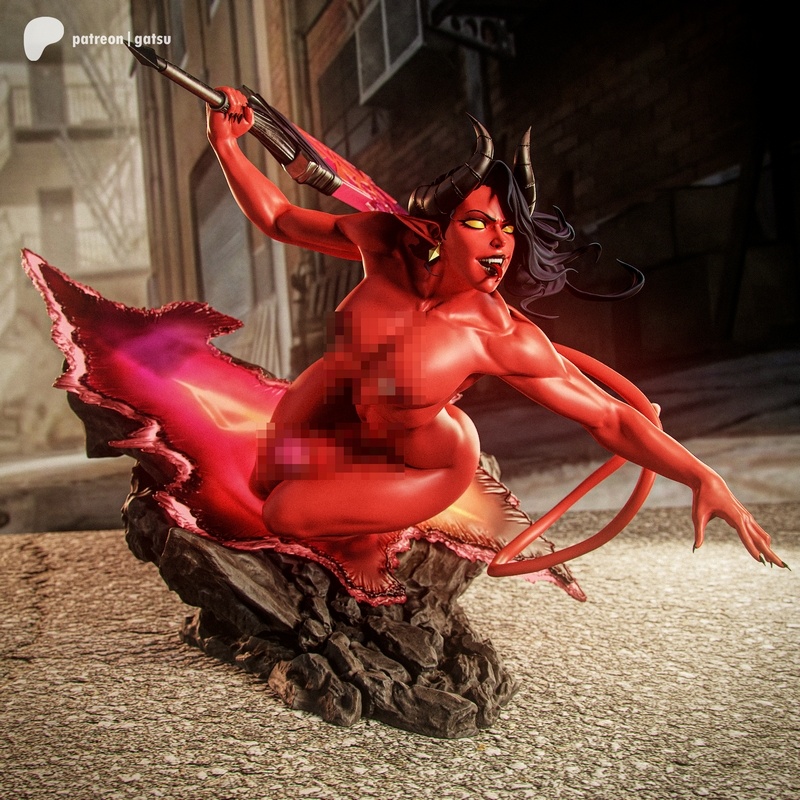 Gatsu Studios旗下作品《Malevola》3D打印模型|Gatsu Studios – Dispatch – Malevola – 3D Print Model