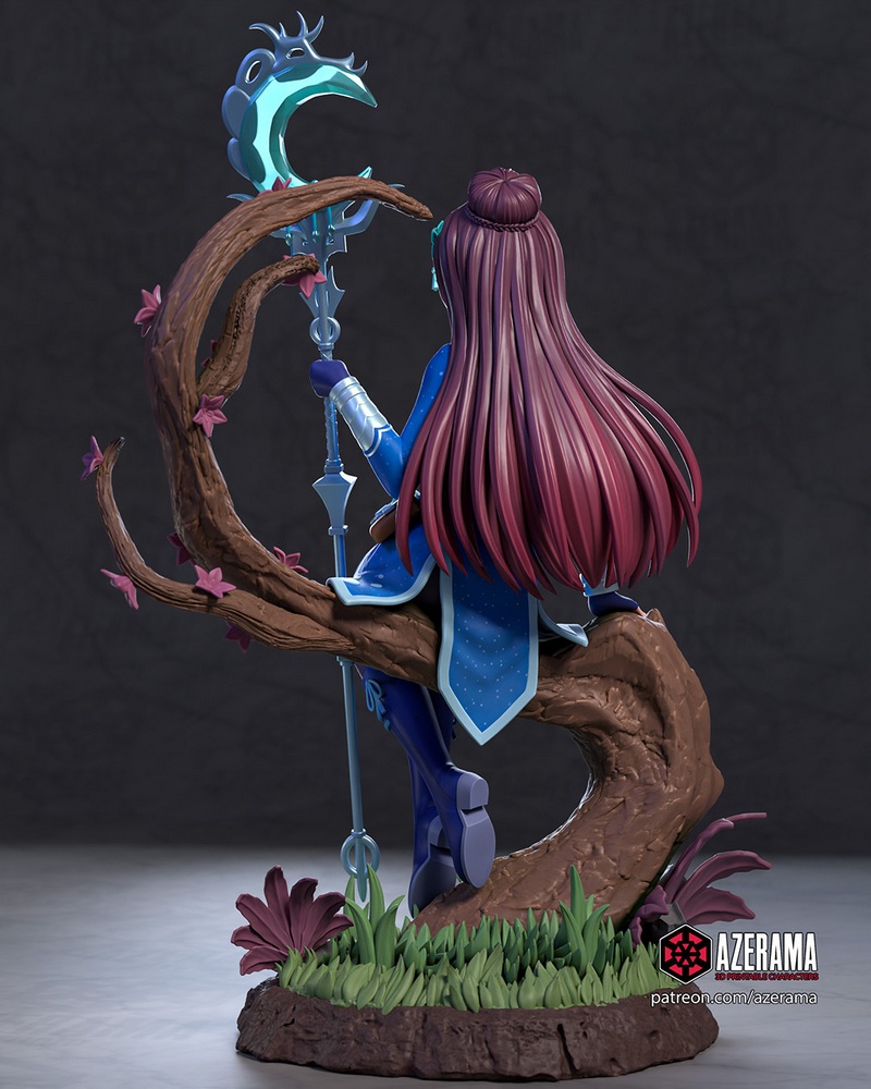 Azerama原创角色阿oi哈鲁卡 3D打印模型|Azerama – Aoi Haruka (Original Character) – 3D Print Model