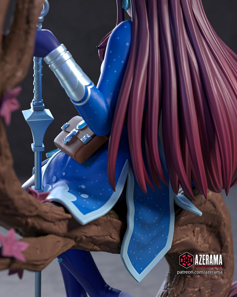 Azerama原创角色阿oi哈鲁卡 3D打印模型|Azerama – Aoi Haruka (Original Character) – 3D Print Model