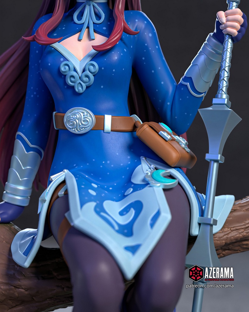 Azerama原创角色阿oi哈鲁卡 3D打印模型|Azerama – Aoi Haruka (Original Character) – 3D Print Model