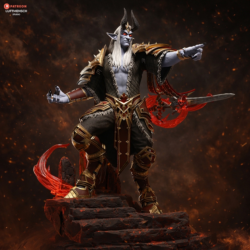 Luftmensch工作室 - Denathrius - 3D打印模型|Luftmensch Studio – Denathrius – 3D Print Model