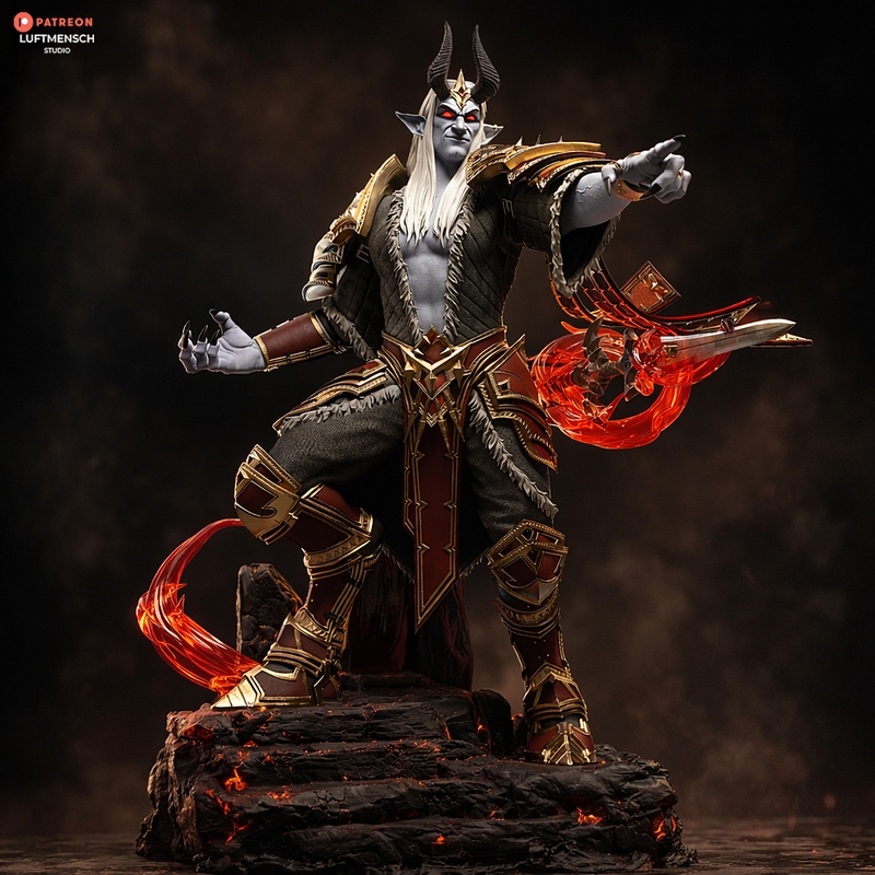 Luftmensch工作室 - Denathrius - 3D打印模型|Luftmensch Studio – Denathrius – 3D Print Model