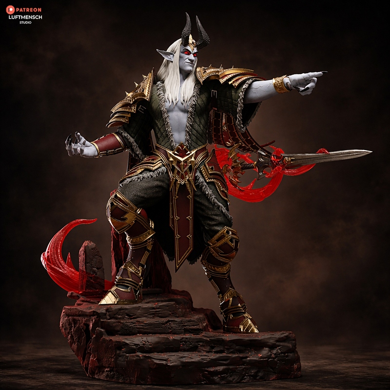 Luftmensch工作室 - Denathrius - 3D打印模型|Luftmensch Studio – Denathrius – 3D Print Model