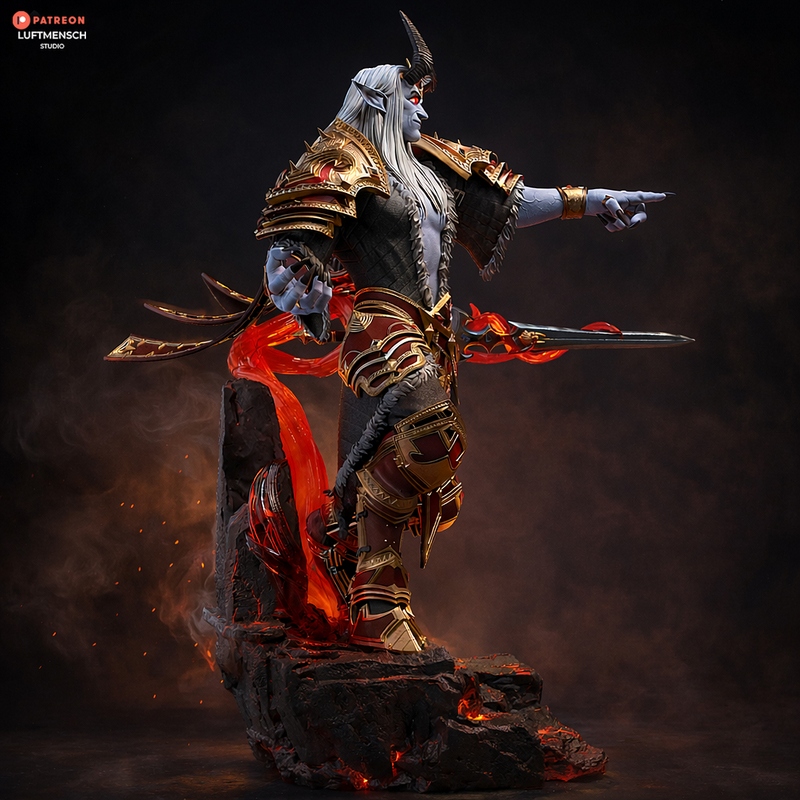 Luftmensch工作室 - Denathrius - 3D打印模型|Luftmensch Studio – Denathrius – 3D Print Model