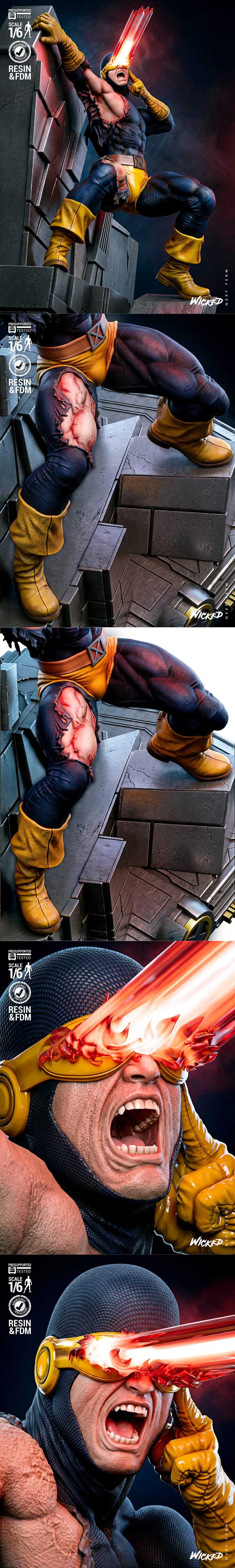 邪恶之眼——双目熔岩战士3D打印模型|Wicked – Cyclops Sculpture – 3D Print Model STL