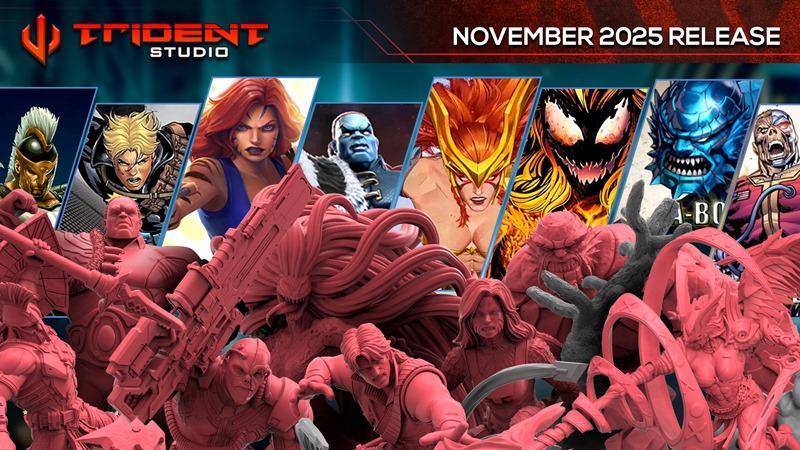 三渲二风格3D打印模型：Trident Studio 2025作品集——动漫角色立体模型精选|Trident Studio November 2025 – 3D Print Model STL