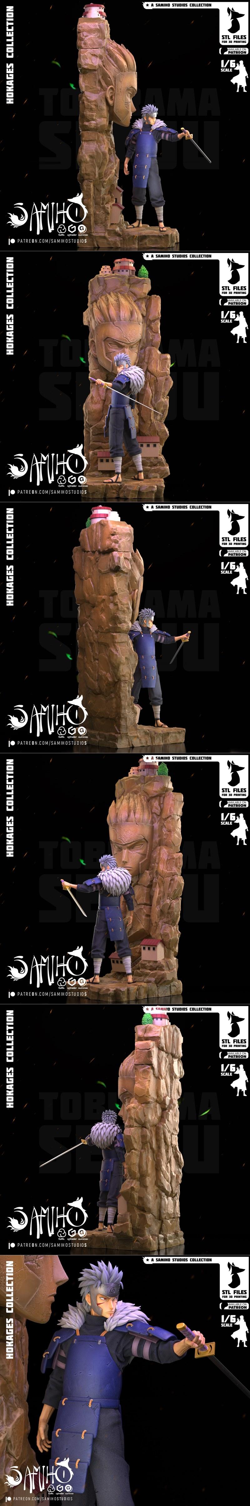 Samiho Studios - 木叶之门 - 穴居鸣人3D打印模型|Samiho Studios – Senju Tobirama – 3D Print Model STL