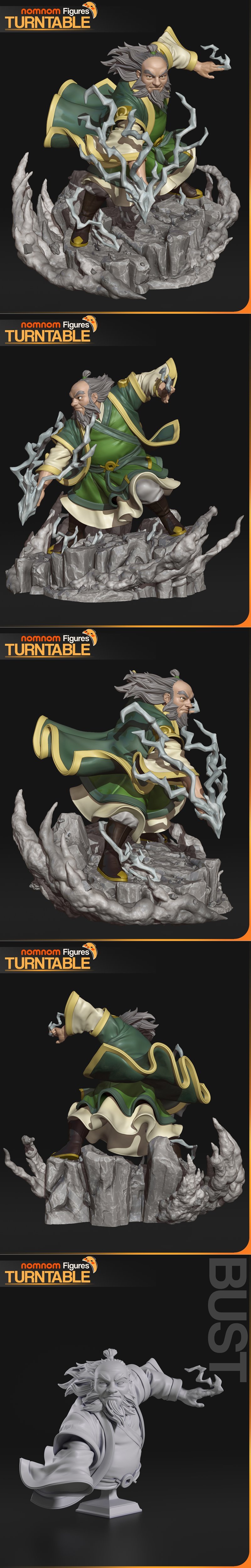 阿凡达伊罗夫3D打印模型|Nomnom Figures – Iroh – Avatar – 3D Print Model STL