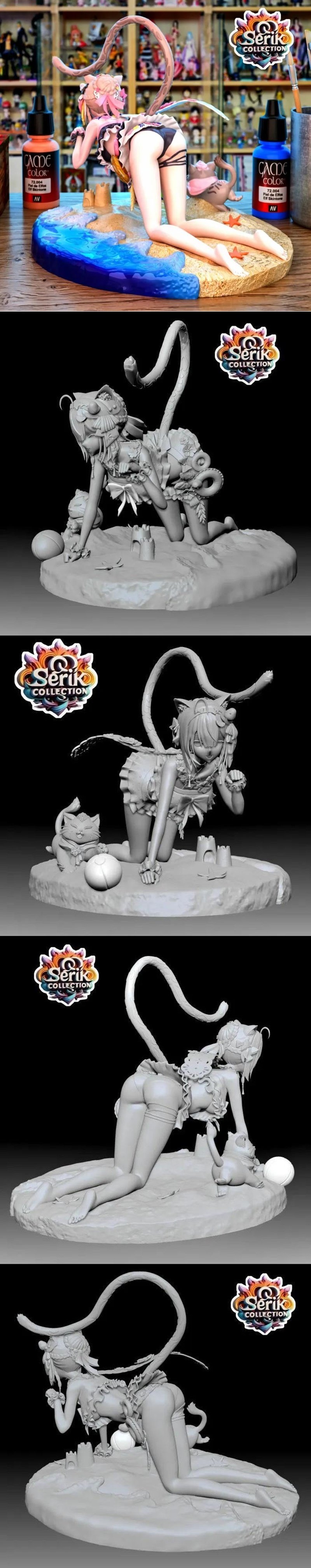 塞尔克收藏 - 帕多菲里斯 - Honkai Impact 3D打印模型|Serik Collection – Pardofelis – Honkai Impact – 3D Print Model STL