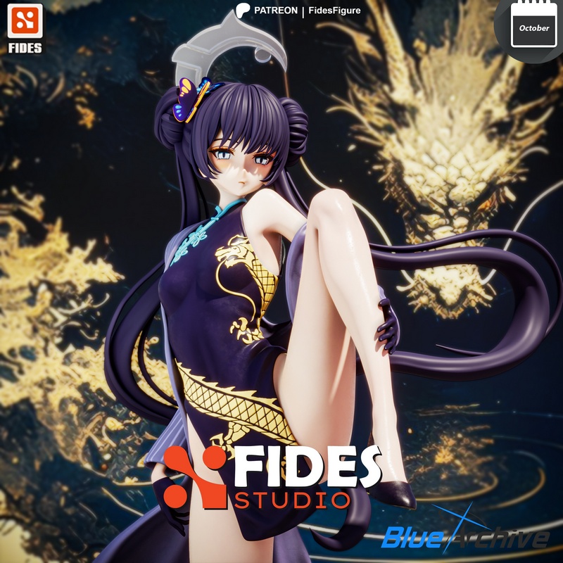 Fides Figure - 赛博朋克蓝档案 - 赛博之眼|Fides Figure – Kisaki – Blue Archive – 3D Print Model