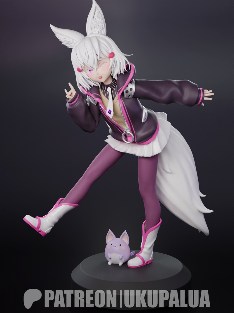 UKU PALUA 3D打印模型：Tenma Maemi角色模型|Ukupalua – Tenma Maemi – 3D Print Model