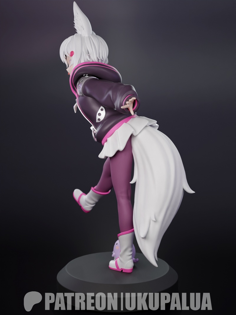 UKU PALUA 3D打印模型：Tenma Maemi角色模型|Ukupalua – Tenma Maemi – 3D Print Model