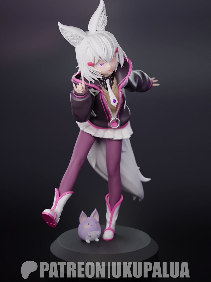 UKU PALUA 3D打印模型：Tenma Maemi角色模型|Ukupalua – Tenma Maemi – 3D Print Model