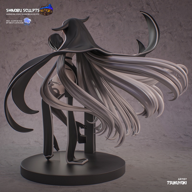 三渲二风格3D打印模型：杜格莱-特鲁昂号战舰·炎龙塑造|Shinobu Sculpts – Duguay-Trouin – Azur Lane – 3D Print Model