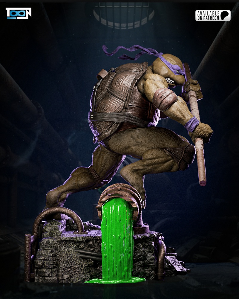 Toon Studios旗下TMNT Donatello 3D打印模型|Toon Studios – Donatello TMNT – 3D Print Model