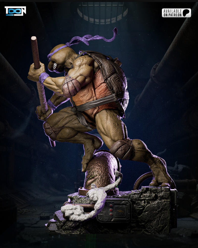 Toon Studios旗下TMNT Donatello 3D打印模型|Toon Studios – Donatello TMNT – 3D Print Model