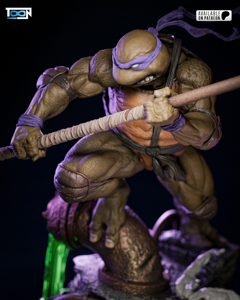 Toon Studios旗下TMNT Donatello 3D打印模型|Toon Studios – Donatello TMNT – 3D Print Model