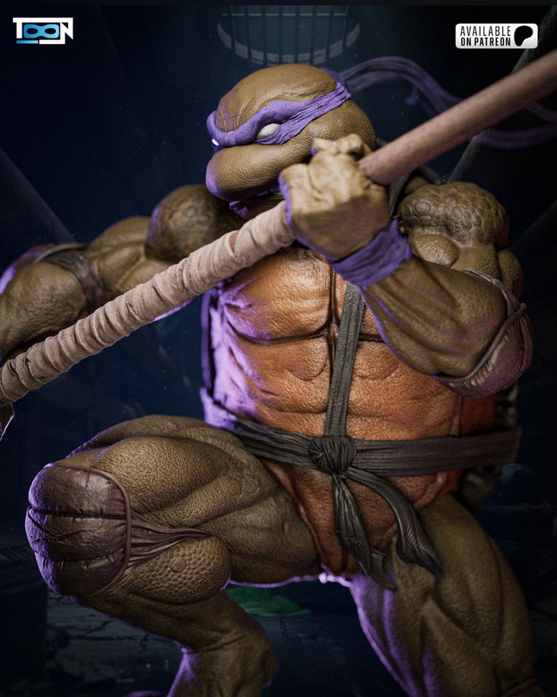 Toon Studios旗下TMNT Donatello 3D打印模型|Toon Studios – Donatello TMNT – 3D Print Model