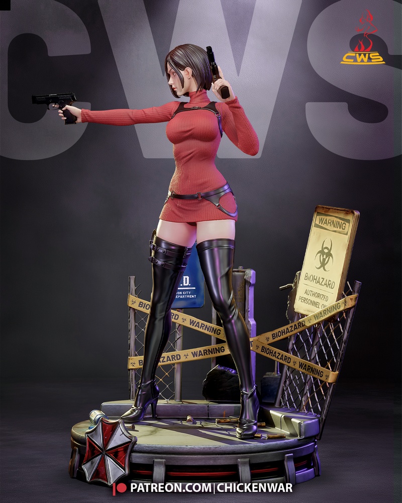 CW Studio - 亚达·汪 - 3D打印模型|CW Studio – Ada Wong – 3D Print Model