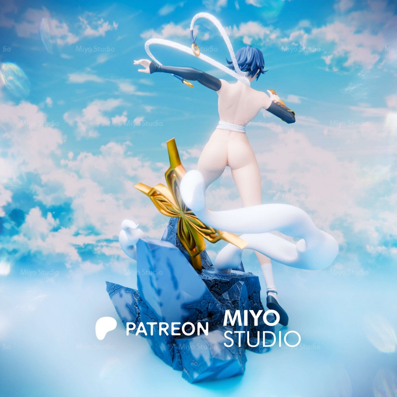 Miyo Studio旗下3D打印模型：《BLEACH》凤蝶角色模型|Miyo Studio – Soi Fong – Bleach – 3D Print Model