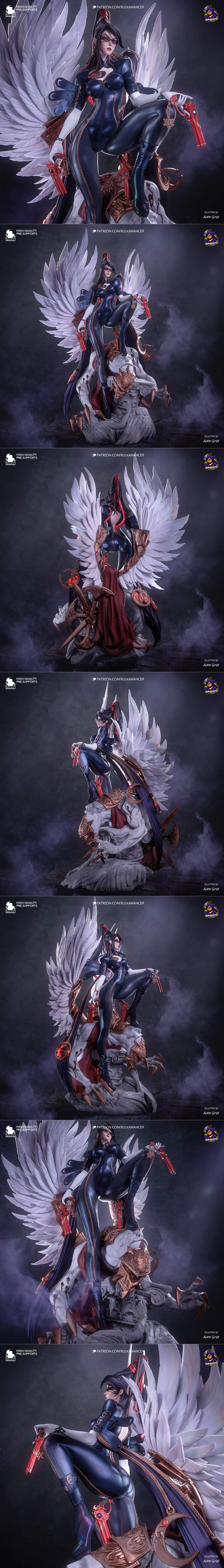 猎天使魔女 3D打印模型 STL|Bulkamancer Sculpts – 猎天使魔女 – 3D 打印模型 STL