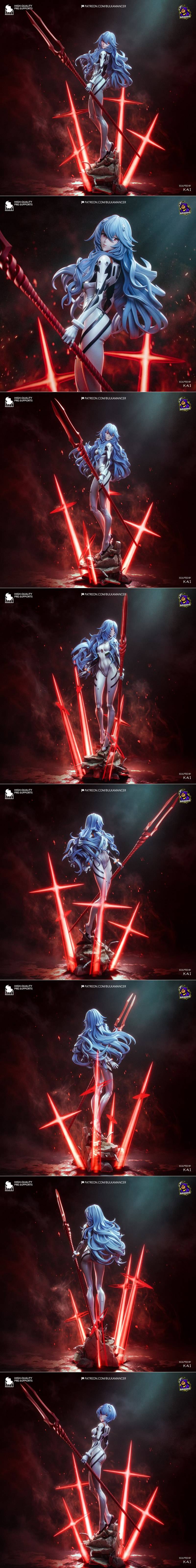 3D打印绫波丽模型|Bulkamancer Sculpts – 绫波丽（新世纪福音战士）– 3D打印模型 STL