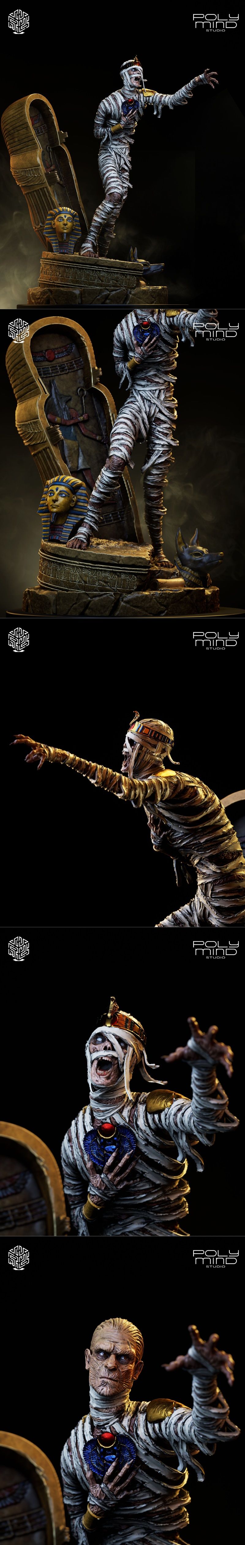 PolyMind Studio – 木乃伊 – 3D打印模型|PolyMind Studio – 木乃伊 – 3D 打印模型 STL