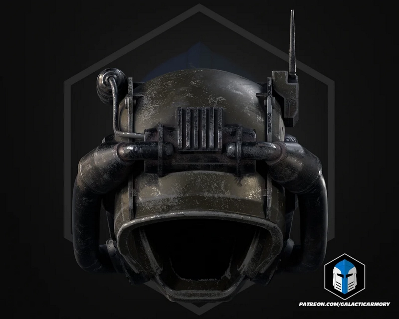 银河军械库 – NCR动力装甲头盔 – 3D打印模型|银河军械库 – NCR动力装甲头盔 – 3D打印模型