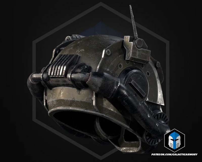 银河军械库 – NCR动力装甲头盔 – 3D打印模型|银河军械库 – NCR动力装甲头盔 – 3D打印模型