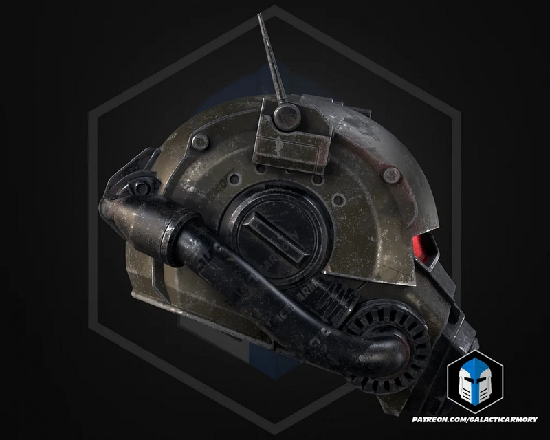 银河军械库 – NCR动力装甲头盔 – 3D打印模型|银河军械库 – NCR动力装甲头盔 – 3D打印模型