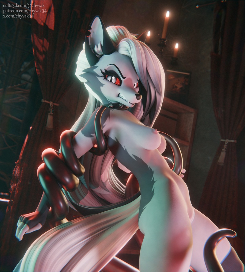 Chyvak世界观中的Loona与触手怪3D打印模型|Chyvak – Loona 与触手怪 – 3D 打印模型