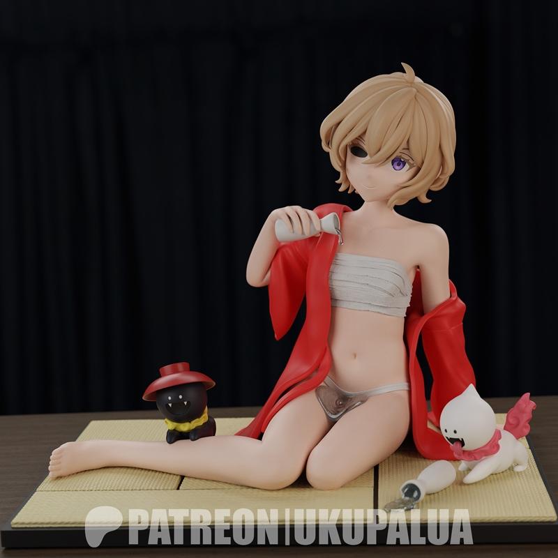 Ukupalua - 《狂野审判》- 真岛芳树 3D打印模型|Ukupalua – Kyokou Suiri – Kotoko Iwanaga 2 – 3D Print Model STL